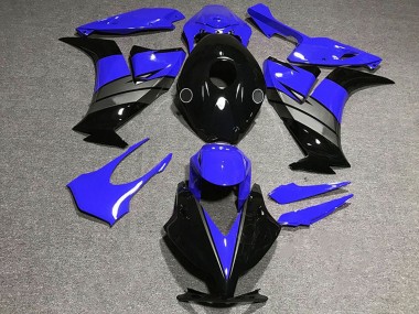 Carenagens Moto Honda CBR1000RR 2012-2016 - Azul Cinzento Preto Brilhante