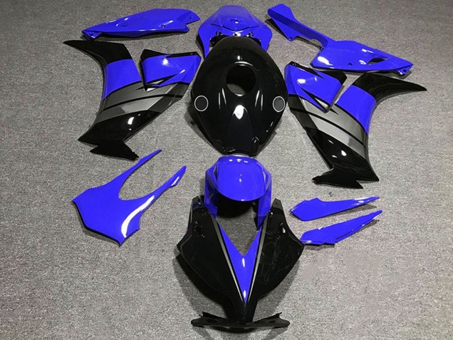 Carenagens Moto Honda CBR1000RR 2012-2016 - Azul Cinzento Preto Brilhante