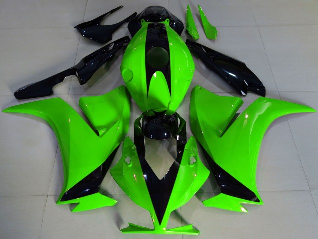 Carenagens Moto Honda CBR1000RR 2012-2016 - Verde Preto Brilhante