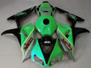 Carenagens Moto Honda CBR1000RR 2006-2007 - Verde Azul Preto Brilhante CBR Estilo