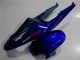 Kits Carenagem Moto Honda CBR600RR 2003-2004 - Azul Preto Brilhante
