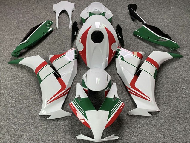 Carenagens Moto Honda CBR1000RR 2012-2016 - Branco Vermelho Verde