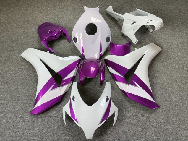 Carenagens Moto Honda CBR1000RR 2008-2011 - Branco Roxo
