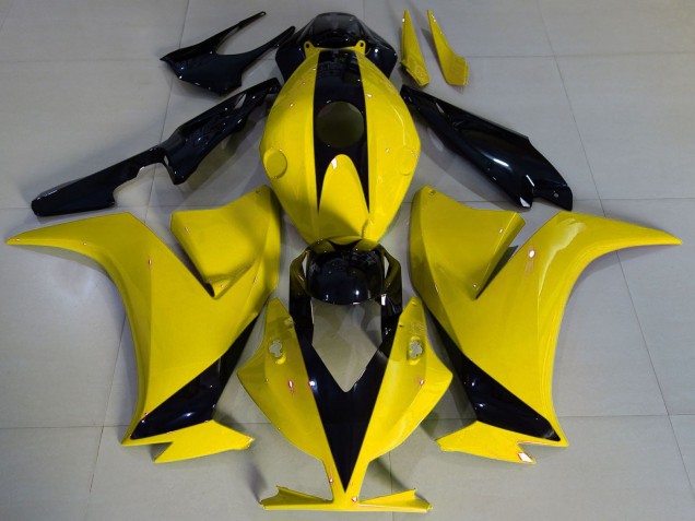 Carenagens Moto Honda CBR1000RR 2012-2016 - Amarelo Preto Brilhante