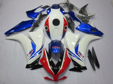 Carenagens Moto Honda CBR1000RR 2012-2016 - Branco Azul Vermelho HRC