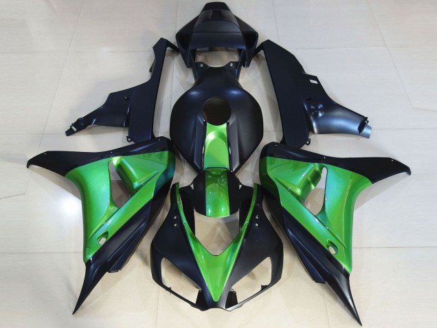 Carenagens Moto Honda CBR1000RR 2006-2007 - Verde Matte Azul Escuro