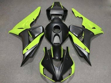 Carenagens Moto Honda CBR1000RR 2006-2007 - Verde Preto Fosco