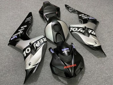 Carenagens Moto Honda CBR1000RR 2006-2007 - Prata Preto Fosco Repsol