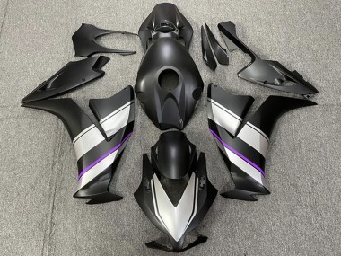 Carenagens Moto Honda CBR1000RR 2012-2016 - Prata Roxo Preto Fosco