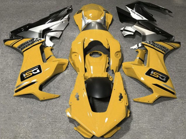 Carenagens Moto Honda CBR1000RR 2017-2023 - Mostarda Amarelo Branco Prata Preto Brilhante DSI
