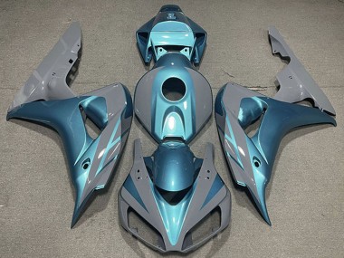 Carenagens Moto Honda CBR1000RR 2006-2007 - Nardo Cinzento Azul Claro