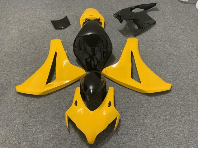 Carenagens Moto Honda CBR1000RR 2008-2011 - Amarelo Preto Brilhante