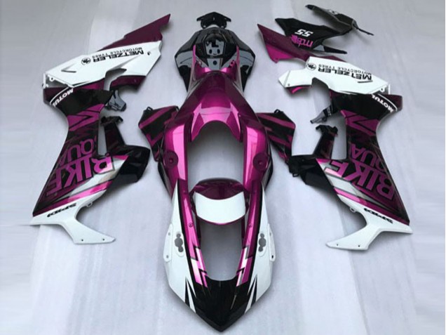Carenagens Moto Honda CBR1000RR 2017-2023 - Branco Roxo Preto Brilhante