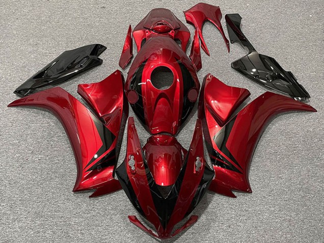 Carenagens Moto Honda CBR1000RR 2012-2016 - Vermelho Preto Brilhante Estilo