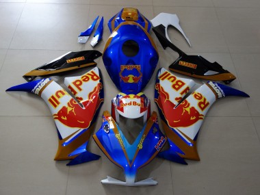 Carenagens Moto Honda CBR1000RR 2012-2016 - Branco Azul Ouro Red Bull