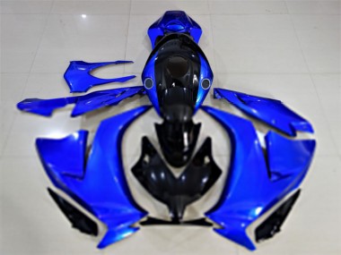 Carenagens Moto Honda CBR1000RR 2012-2016 - Azul Preto Brilhante