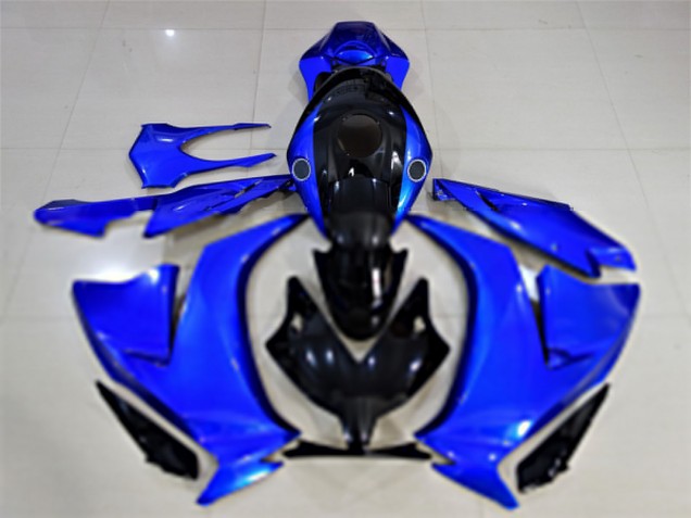 Carenagens Moto Honda CBR1000RR 2012-2016 - Azul Preto Brilhante