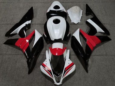 Carenagens Moto Honda CBR600RR 2007-2008 - Branco Vermelho Preto Brilhante