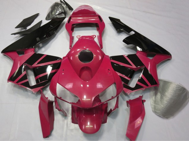 Carenagens Moto Honda CBR600RR 2003-2004 - Vermelho Preto Brilhante Listra