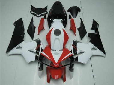 Kits Carenagem Moto Honda CBR600RR 2005-2006 - Branco Vermelho Preto
