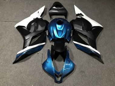 Carenagens Moto Honda CBR600RR 2009-2012 - Branco Azul Preto Fosco