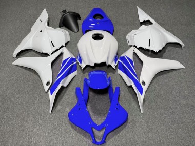Carenagens Moto Honda CBR600RR 2009-2012 - Branco Azul Listra