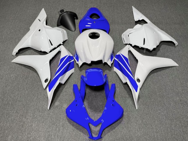 Carenagens Moto Honda CBR600RR 2009-2012 - Branco Azul Listra