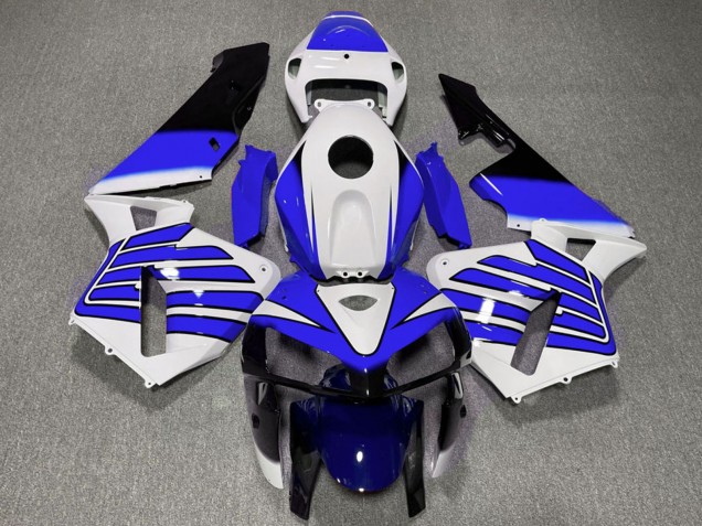 Carenagens Moto Honda CBR600RR 2005-2006 - Branco Azul Asas