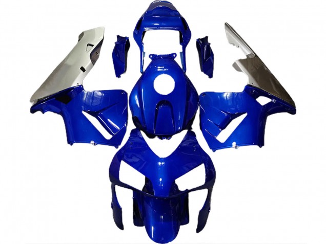 Carenagens Moto Honda CBR600RR 2003-2004 - Prata Azul