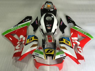 Carenagens Moto Honda CBR600RR 2013-2026 - Branco Vermelho Verde Amarelo Preto Brilhante Givi 6