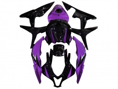 Carenagens Moto Honda CBR600RR 2007-2008 - Roxo Preto Brilhante