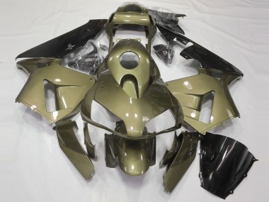 Carenagens Moto Honda CBR600RR 2003-2004 - Oliva Preto Brilhante