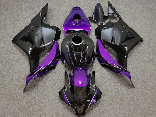 Carenagens Moto Honda CBR600RR 2009-2012 - Branco Roxo Azul Preto Fosco