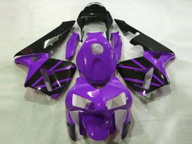 Carenagens Moto Honda CBR600RR 2003-2004 - Roxo Preto Brilhante OEM Estilo