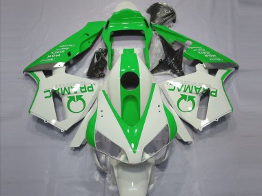 Carenagens Moto Honda CBR600RR 2003-2004 - Branco Verde Pramac