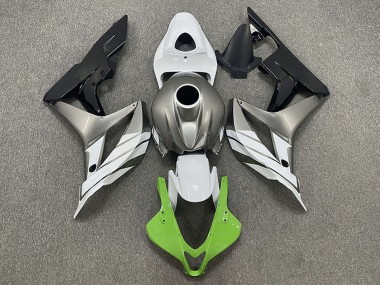 Carenagens Moto Honda CBR600RR 2007-2008 - Prata Branco Verde Preto Brilhante