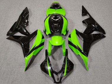 Carenagem Moto Honda CBR600RR 2007-2008 - Verde Preto Brilhante