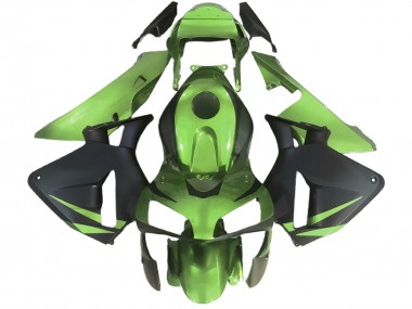 Carenagens Moto Honda CBR600RR 2003-2004 - Lizard Verde Preto Fosco