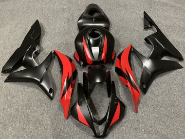 Carenagens Moto Honda CBR600RR 2007-2008 - Vermelho Preto Fosco