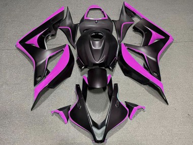 Carenagens Moto Honda CBR600RR 2007-2008 - Rosa Preto Fosco
