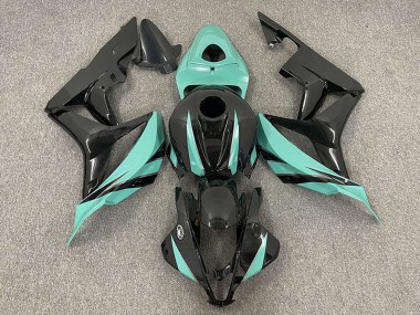 Carenagens Moto Honda CBR600RR 2007-2008 - Verde Menta Preto Brilhante