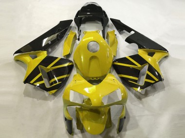 Carenagens Moto Honda CBR600RR 2003-2004 - Mostarda Amarelo Preto Brilhante