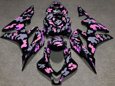 Carenagens Moto Honda CBR600RR 2007-2008 - Rosa Cinzento Camouflage