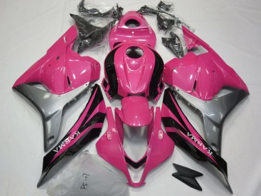 Carenagens Moto Honda CBR600RR 2009-2012 - Prata Rosa Preto Brilhante OEM Estilo