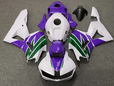 Carenagens Moto Honda CBR600RR 2013-2026 - Branco Roxo Verde