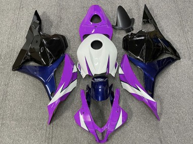 Carenagens Moto Honda CBR600RR 2009-2012 - Branco Roxo Azul Preto Brilhante