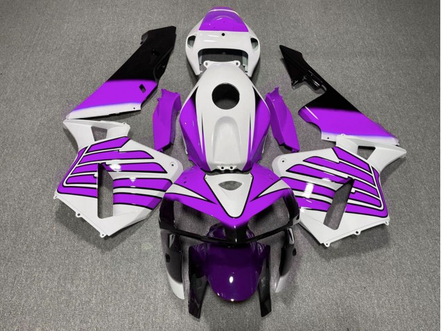 Carenagens Moto Honda CBR600RR 2005-2006 - Roxo Branco Asas