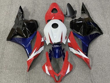 Carenagens Moto Honda CBR600RR 2009-2012 - Branco Vermelho Azul Preto Brilhante