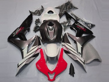 Carenagens Moto Honda CBR600RR 2007-2008 - Branco Vermelho Cinzento Preto Brilhante