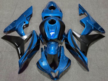 Carenagens Moto Honda CBR600RR 2007-2008 - Sapphire Azul Preto OEM Estilo